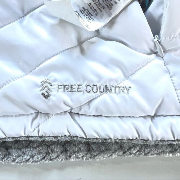 Free Country Women's Freecycle Cloud Lite Reversible Cozy Vest Jacket Size L - Picture 12 of 15